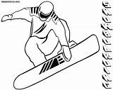 Snowboarding Coloring Pages Colorings sketch template