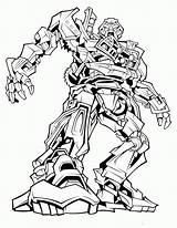 Coloring Transformers Pages Extinction Age Popular sketch template