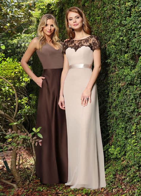 vestidos de damas de honor combinados en marron bridesmaid dresses bridesmaid dress styles