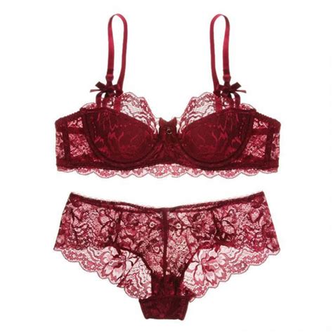 see though lace bra and panty set fashion trendy shop
