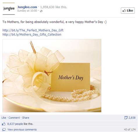 the 10 most engaging mother s day facebook posts business 2 community