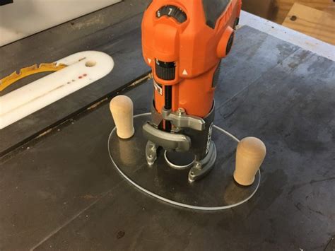 The Project Lady Make Your Own Router Base With Handles