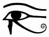 Horus Occhio Horo Sacerdotessa Egizia Tatuaggi Mummia Maga Coperta Prosperità Noto Potere Simbolo sketch template