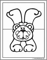 Bear Teddy Coloring Pages Pdf Printable Play Time Colorwithfuzzy sketch template