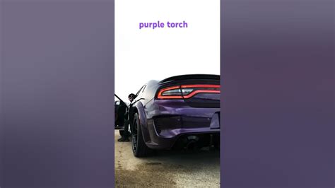 srt lens dodge hellcat purple torch youtube