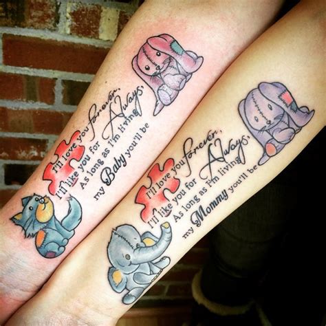 25 sweet mother daughter tattoos