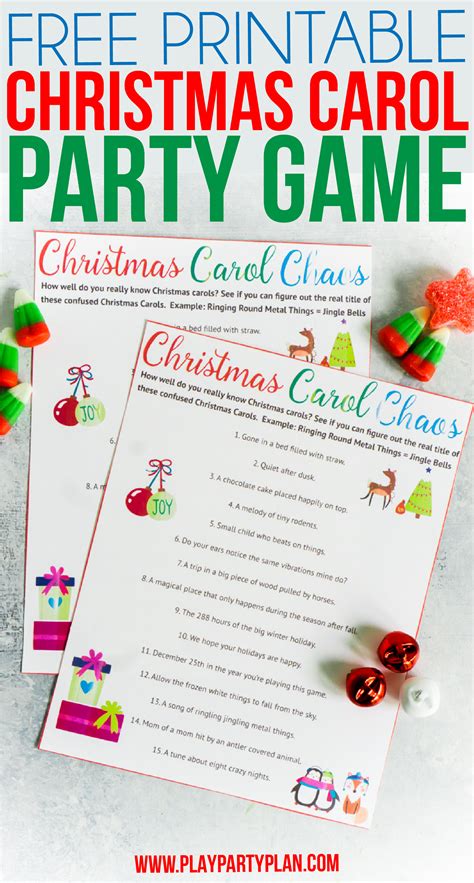 printable games  christmas party