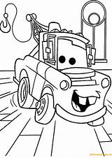 Mater Truck Disney Coloring Cars Pages Print Color Printable Colouring Tow Cartoon Coloringpagesonly Choose Board sketch template