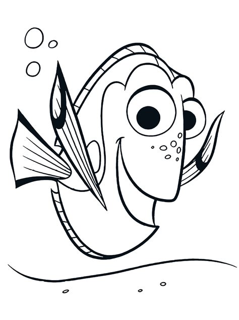 dory coloring pages coloring pages