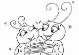 Colouring Mila Book Bug Pages sketch template