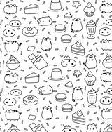 Coloring Pages Pusheen Cat Colouring Adults Book Therapy Doodle Sheets Printable Choose Board Types Different Girls Cute Print sketch template