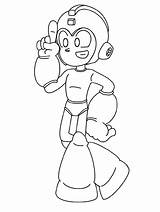 Coloring Pages Mega Man Sonic Pose Kids Via Deviantart sketch template