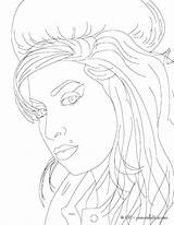 Coloring Famous Pages Singers People Color Getcolorings sketch template