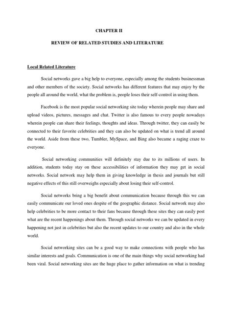 review  related literature sample thesis philippin news collections