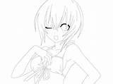 Lineart Unfinished Noire sketch template