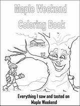 Maple Syrup Coloring Homeschool Activities Sugaring Sugar Weekend Book Station Unit School Making sketch template