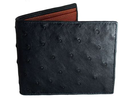 ostrich leather wallet luxury wallets real mens wallets