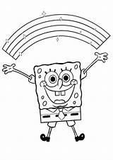 Spongebob Coloring Pages Bob Squarepants sketch template