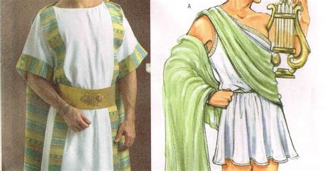 mens ancient greek tunic robe sewing pattern butterick