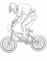 Bmx Ciclista Mewarnai Fahrrad Zeichnen Sepeda Bikes Helmet Bicicleta Helm Zeichnung Freestyle Ausmalen Schritt Supercoloring Lernen Zeichnet Pintar Descripción Geburtstag sketch template