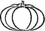 Pumpkin Coloring Outline Squash Clipart Pumpkins Pages Drawing Blank Printable Clip Thanksgiving Color Template Halloween Celebrate Comments sketch template