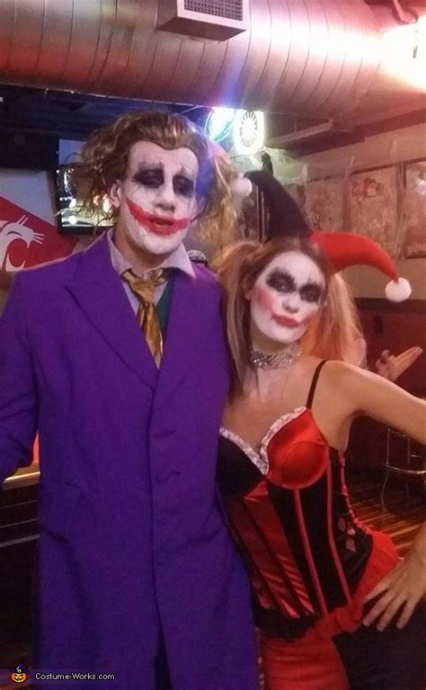 mad love harley and joker couples costume creative diy ideas