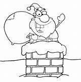 Kamin Weihnachtsmann Weihnachten Claus Chimney Malvorlagen Malen Outlined Malvorlage Bildnachweise sketch template