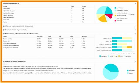 excel survey results template awesome 10 excel survey results template