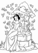 Coloring Pages Snow Disney Princess Colorir Princesas Para Desenhos Da Printable Salvo 4kids Desenho sketch template