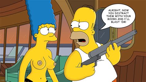 56 marge topless on boat 2 by wvs1777 d3btyil the simpsons gallery sorted by position