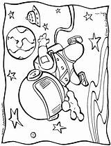 Astronaut Astronauts Printables Coloring4free 2669 Astronaute Alien Primanyc sketch template