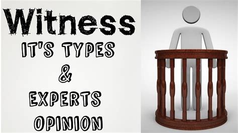 Types Of Witness And Expert Opinion Indian Evidence Act 1872 Forensic