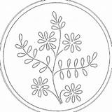 Fleurs Broderie Embroidery Feedly Avant sketch template