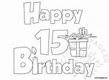 Birthday Happy Coloring Pages Color Reddit Email Twitter Getcolorings Coloringpage Eu sketch template
