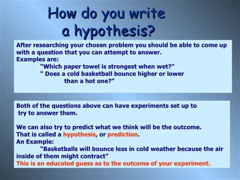 write  scientific hypothesis ghostwritingrateswebfccom