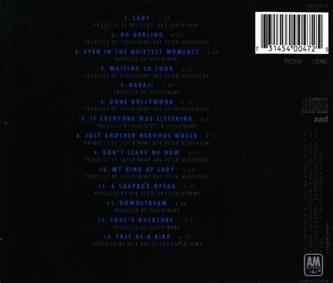 very best of vol 2 supertramp cd album muziek