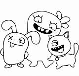Coloring Pages Uglydolls Easy Ugly Dolls Christmas Ox Choose Board sketch template