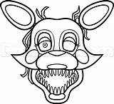 Mangle Fnaf Coloring Nights Pages Five Draw Freddy Drawing Freddys Printable Dragoart Step sketch template