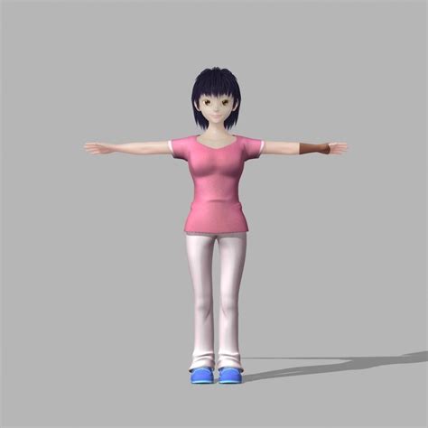 Cartoon Characters China 3d Model Cgtrader