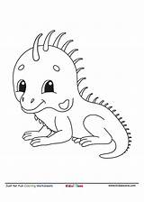 Tuatara Cartoon Worksheet Kidzezone sketch template