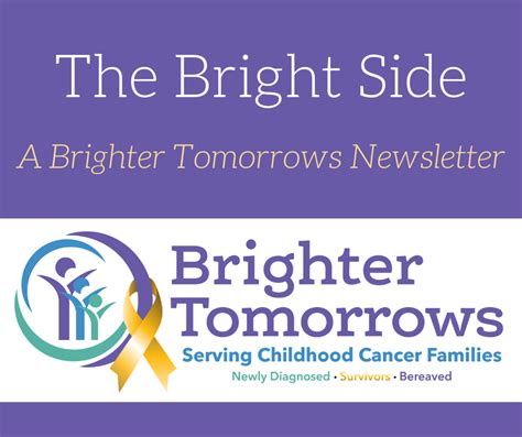 bright side newsletter brighter tomorrows