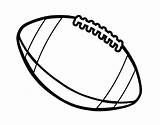 Football American Ball Coloring Pages Colorear Coloringcrew Board Book Sport Coloriage Print Choose sketch template