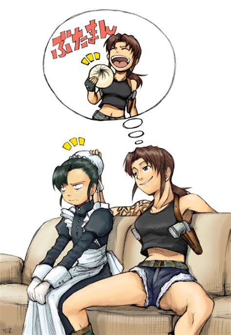 Revy And Fabiola Iglesias Black Lagoon Drawn By Mimiyama Kiichi