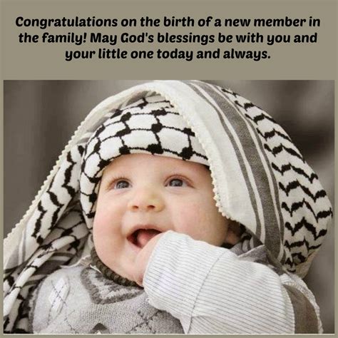 islamic birthday  newborn baby wishes messages quotes