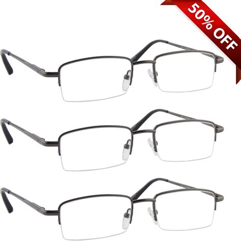 reading glasses 3 75 3 pack of readers for men and women 3