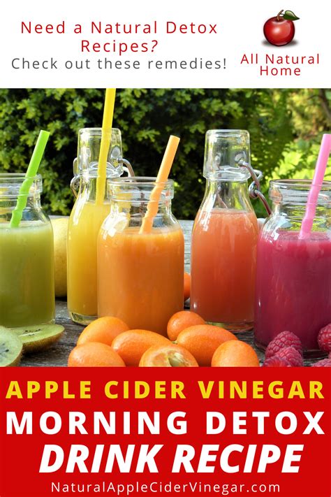 the best apple cider vinegar morning detox drink recipe all natural