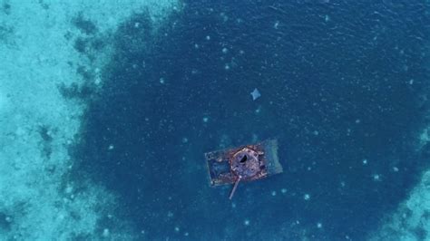 manta ray drone photography