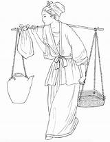 Qing Vendor Dynasty sketch template