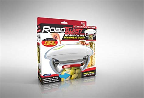 robo twist  electric jar opener small white import