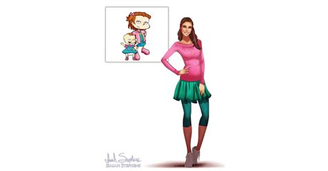 lil from rugrats 90s cartoon characters as adults fan art